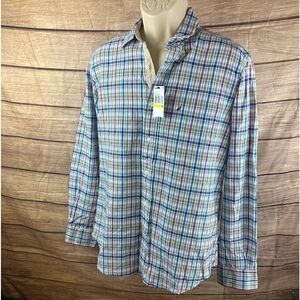 Mens size medium long sleeve button up NWT shirt by Nautica